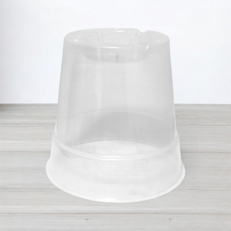 Горщик для орхідеї Teku, 11 Х 11 Х 8,5см, 0,74л