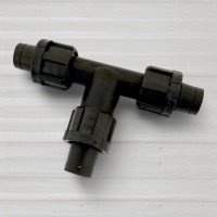 Трійник затискний для крапельної стрічки 17 Х 17 Х 17мм