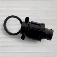 Заглушка затискна для крапельної стрічки з кільцем