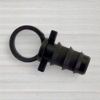 Заглушка пробка для багаторічої трубки 16мм з кільцем