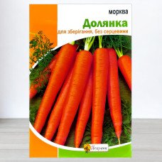 Насіння моркви Долянка, Яскрава, 10г