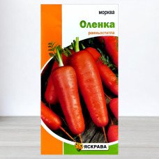Насіння моркви Оленка, Яскрава, 3г