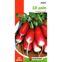 Насіння редису 18 днiв, Яскрава, 3г