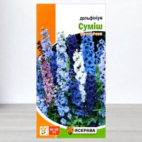 Насіння дельфiнiуму багаторiчного Суміш, Яскрава, 0,1г