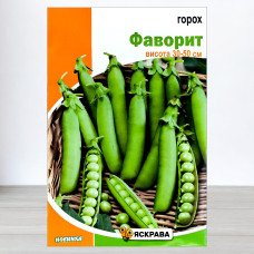 Насіння гороху цукрового Фаворит, Яскрава, 30г