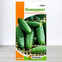 Насіння огірка бджолозапильного Конкурент, Яскрава, 1г