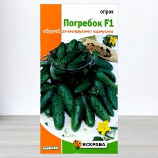 Насіння огірка бджолозапильного Погребок F1 Засолочний, Яскрава, 0,5г