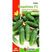 Насіння огірка бджолозапильного Роднічок F1, Яскрава, 0,5г