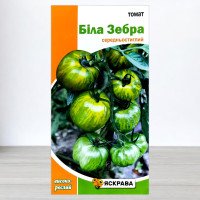 Насіння томату Біла Зебра, Яскрава, 0,1г