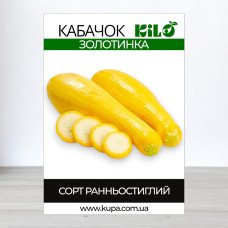 Насіння кабачка Золотинка, 100г