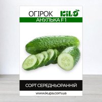 Насіння огірка бджолозапильного Анулька F1, 100г