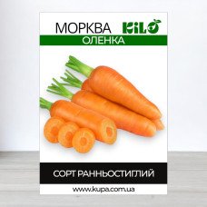 Насіння моркви Оленка, 1кг