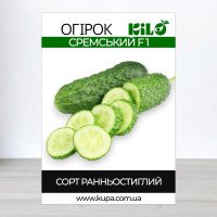 Насіння огірка бджолозапильного Сремський F1, 0,5кг