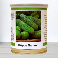 Насіння огірка бджолозапильного Лялюк, Україна, Marvel, банка 100г