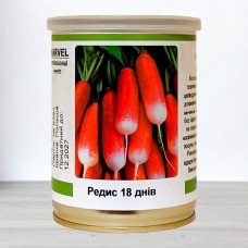 Насіння редису 18 днів, Польща, Marvel, банка 100г