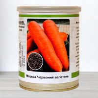 Насіння моркви Червоний Велетень, Польща, Marvel, банка 100г