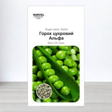 Насіння гороху цукрового Альфа, Україна, Marvel, 30г