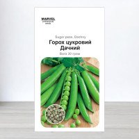 Насіння гороху цукрового Дачний, Україна, Marvel, 30г