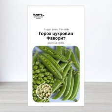 Насіння гороху цукрового Фаворит, Україна, Marvel, 30г
