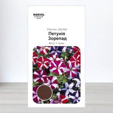 Насіння петунії Суміш Зорепад, Україна, Marvel, 1г