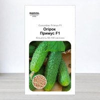 Насіння огірка бджолозапильного Примус F1, Польща, Marvel, 3г, 90-100 насінин