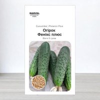 Насіння огірка бджолозапильного Фенікс Плюс, Україна, Marvel, 5г, 200-210 насінин