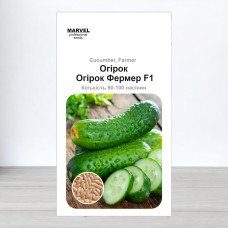 Насіння огірка бджолозапильного Фермер F1, Молдова, Marvel, 3г, 90-100 насінин