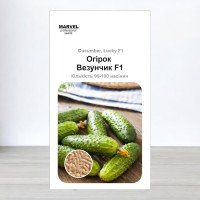 Насіння огірка партенокарпічного Везунчик F1, Молдова, Marvel, 3г, 90-100 насінин