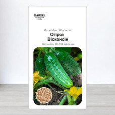 Насіння огірка бджолозапильного Вісконсін F1, Польща, Marvel, 3г, 90-100 насінин