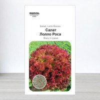 Насіння салату Лолло Росса, Польща, Marvel, 3г