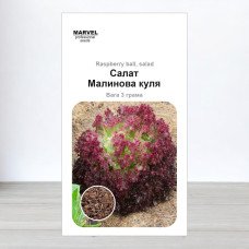 Насіння салату Малинова Куля, Україна, Marvel, 3г