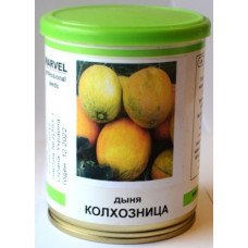 Насіння дині Колгоспниця, Україна, Marvel, банка 100г