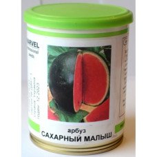 Насіння кавуна Цукровий Малюк, Україна, Marvel, банка 100г