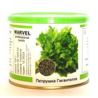 Насіння петрушки Гігантелла, Україна, Marvel, банка 100г
