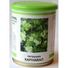 Насіння петрушки листової Карнавал, Україна, Marvel, банка 100г