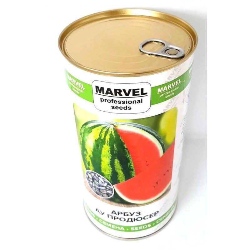 Насіння кавуна Ау Продюсер, Україна, Marvel, банка 500г