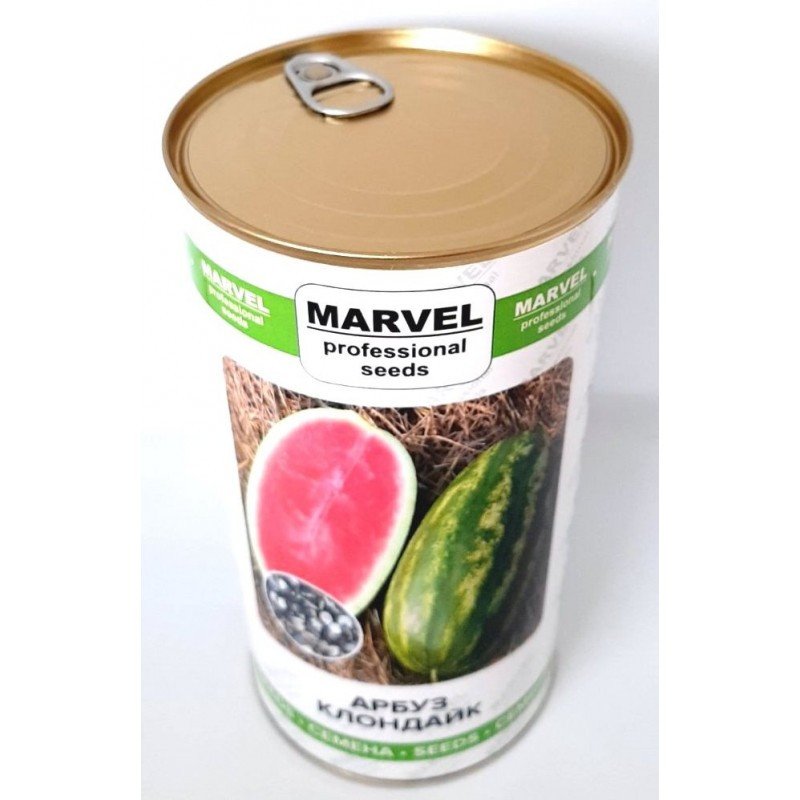 Насіння кавуна Клондайк, Україна, Marvel, банка 500г