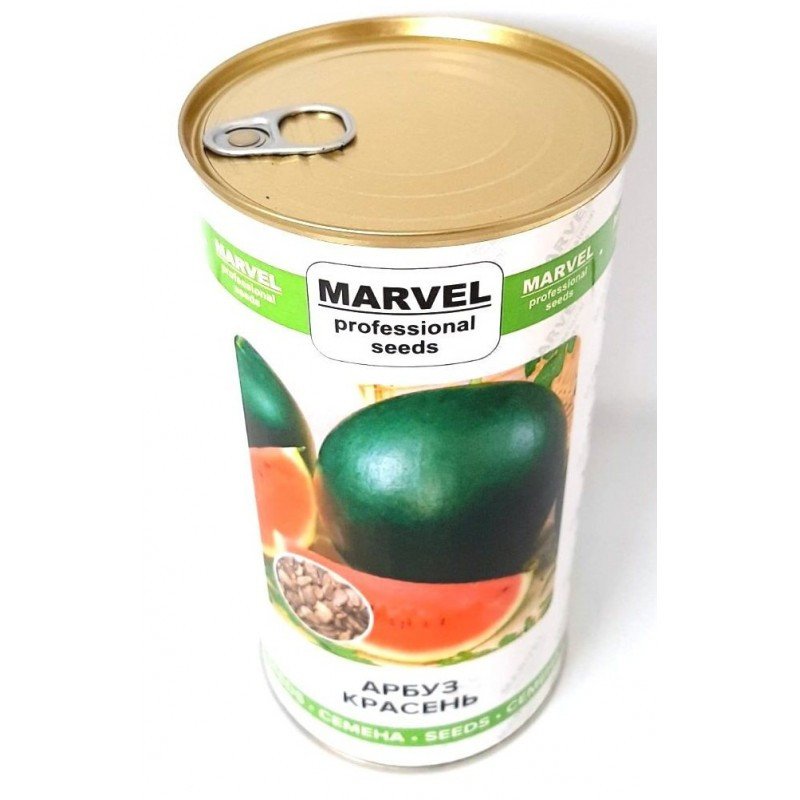 Насіння кавуна Красень, Україна, Marvel, банка 500г