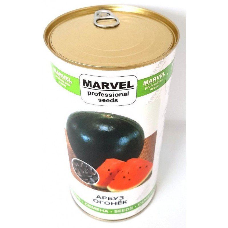 Насіння кавуна Вогник, Україна, Marvel, банка 500г