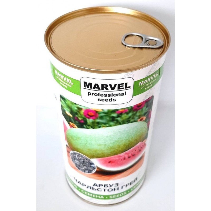 Насіння кавуна Чарльстон Грей, Україна, Marvel, банка 500г