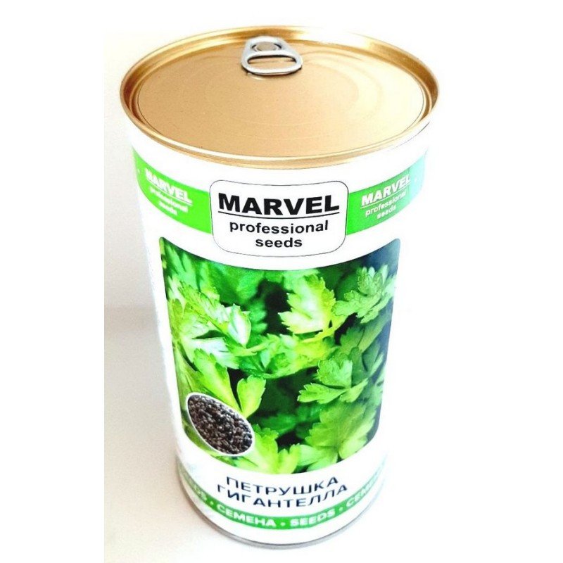 Насіння петрушки Гігантелла, Україна, Marvel, банка 500г