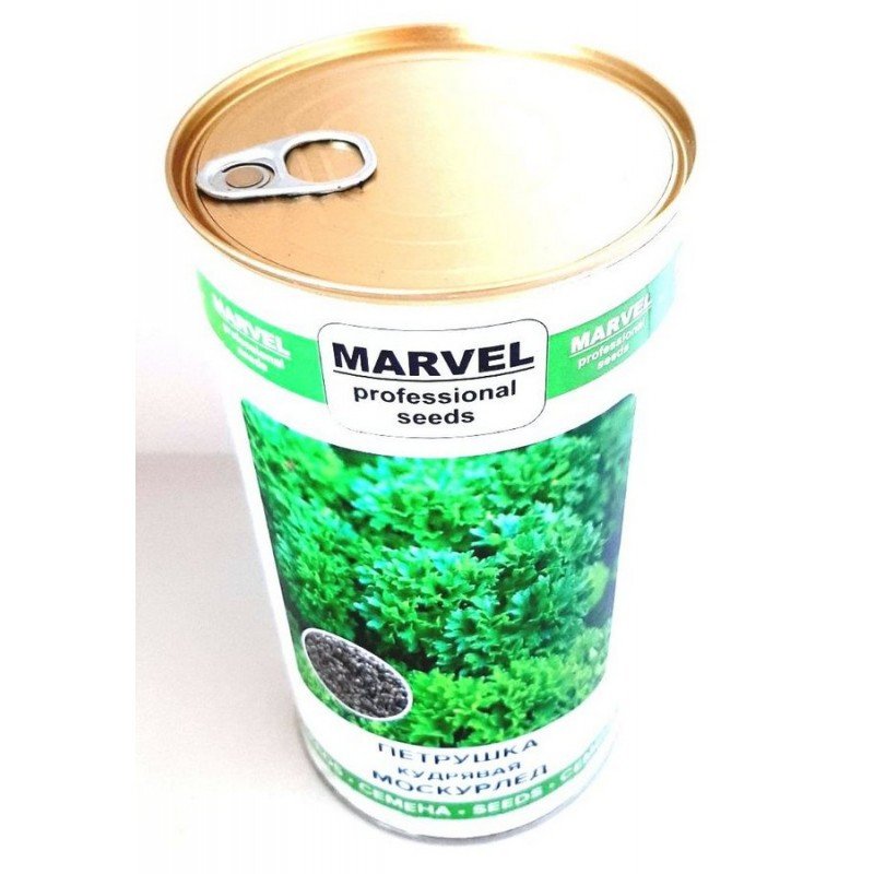 Насіння петрушки кучерявої Москурленд, Польща, Marvel, банка 500г