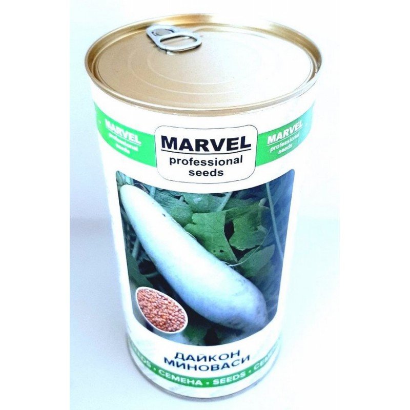 Насіння дайкону Міновасі, Україна, Marvel, банка 500г