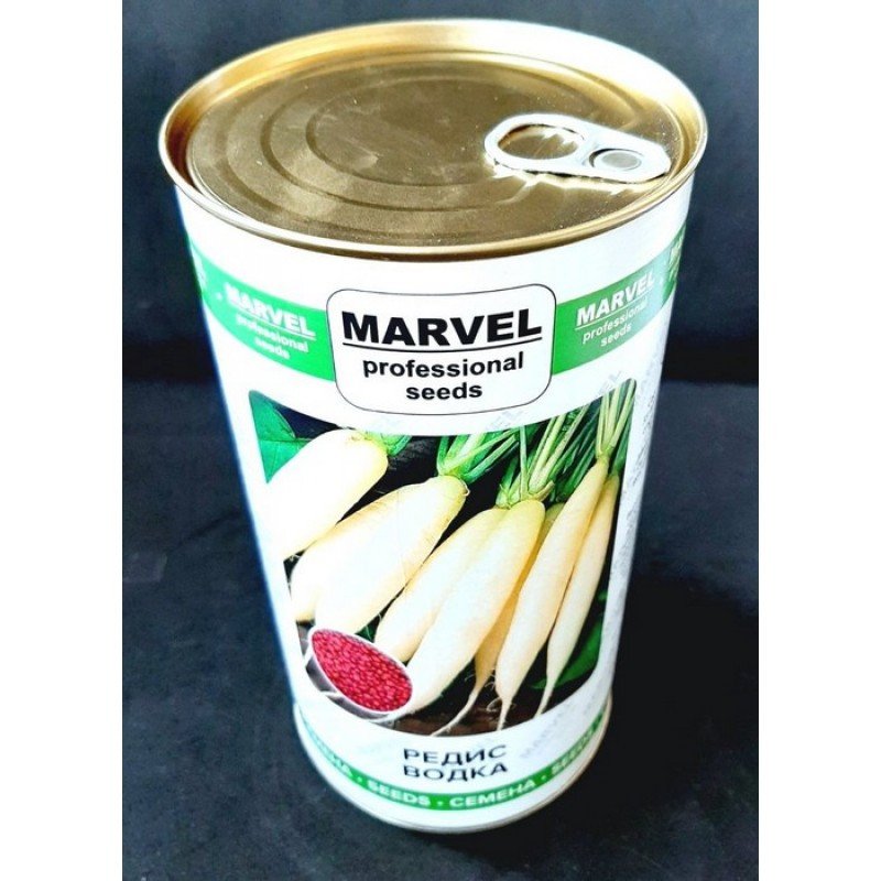 Насіння редису Горілка, Польща, Marvel, банка 500г