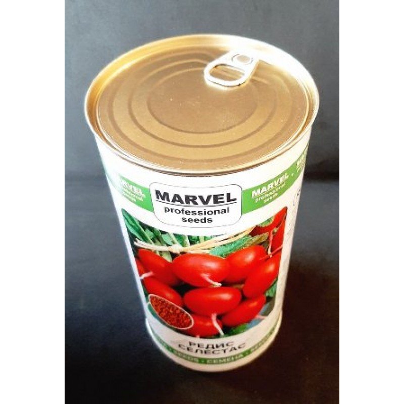 Насіння редису Селеста, Німеччина, Marvel, банка 500г