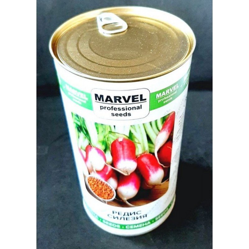 Насіння редису Сілезія, Польща, Marvel, банка 500г