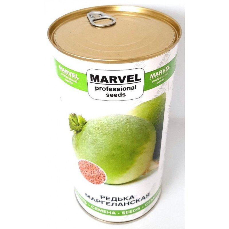 Насіння редьки Маргеланська, Узбекистан, Marvel, банка 500г