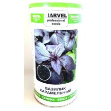 Насіння базиліка Карамельний Фіолетовий, Узбекистан, Marvel, банка 500г