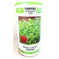 Насіння кресс-салату Забава, Україна, Marvel, банка 500г