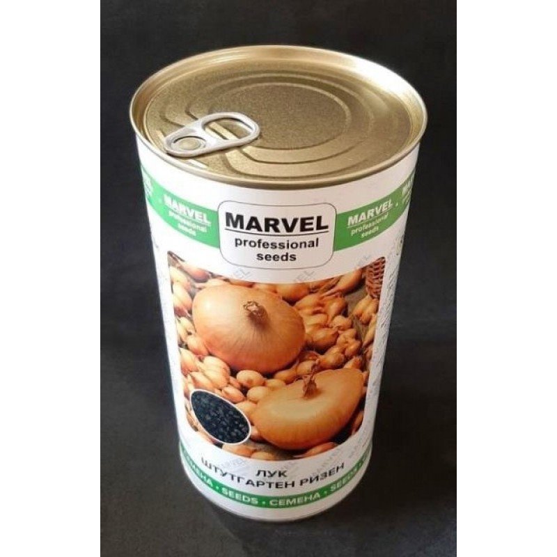 Насіння цибулі Штутгартен Різен, Україна, Marvel, банка 500г